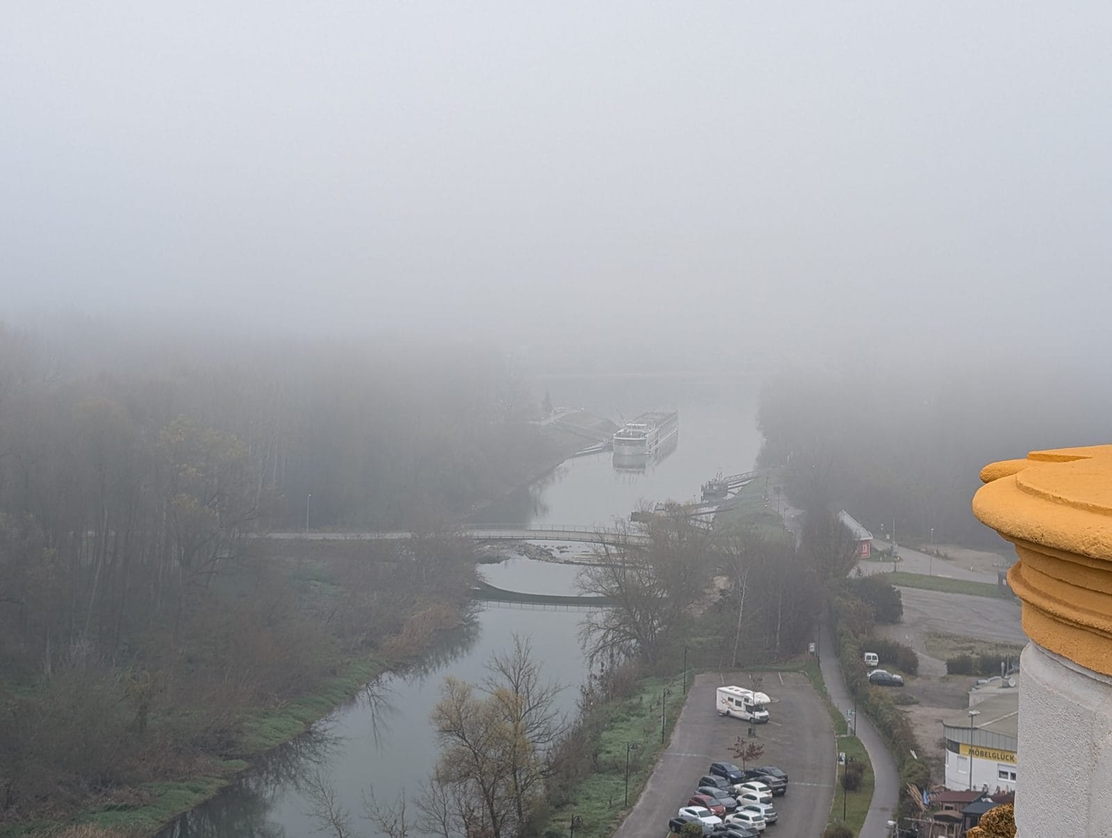 Vienna and the Danube approach, November 2024