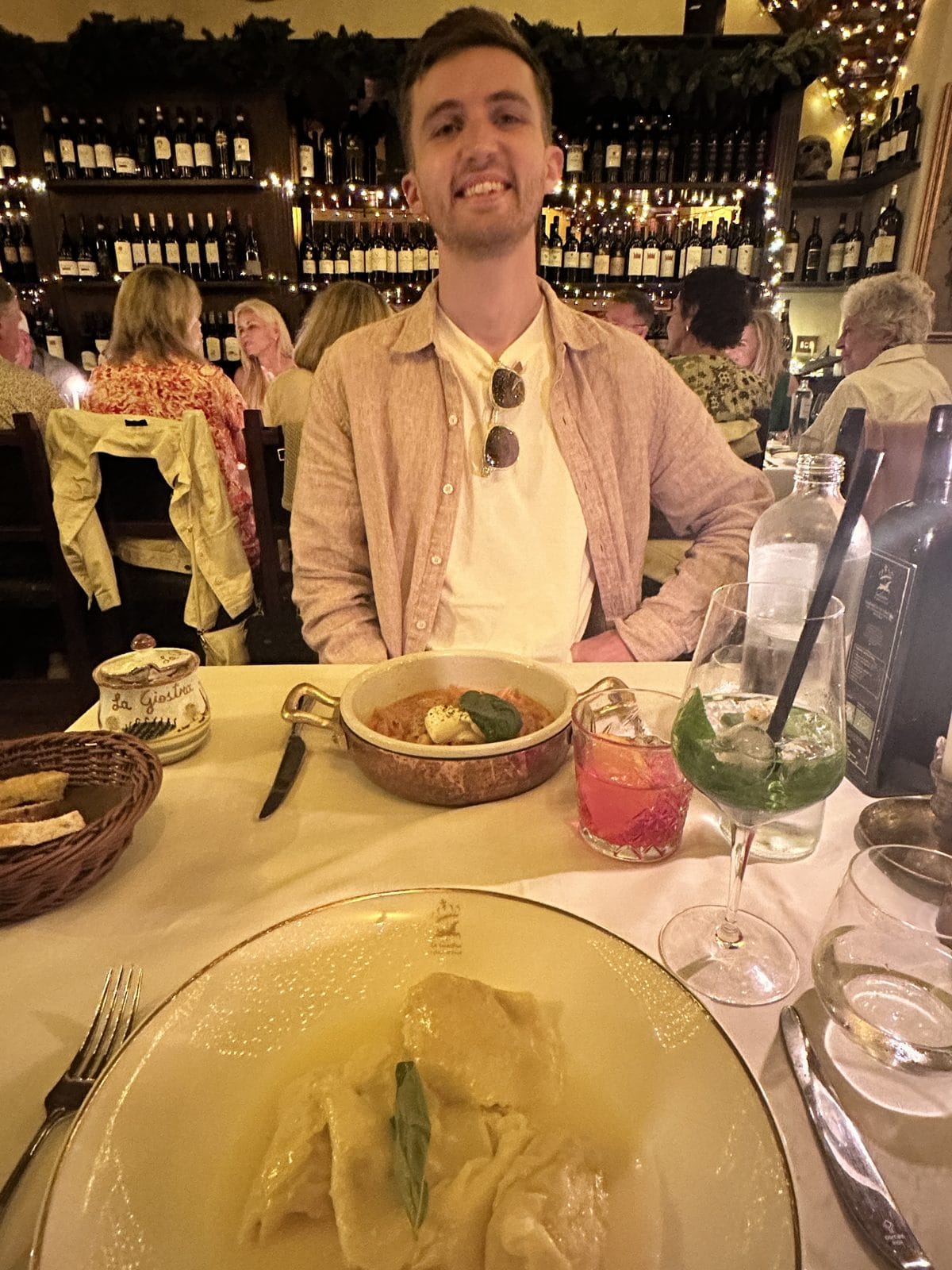 A Florentine dinner.