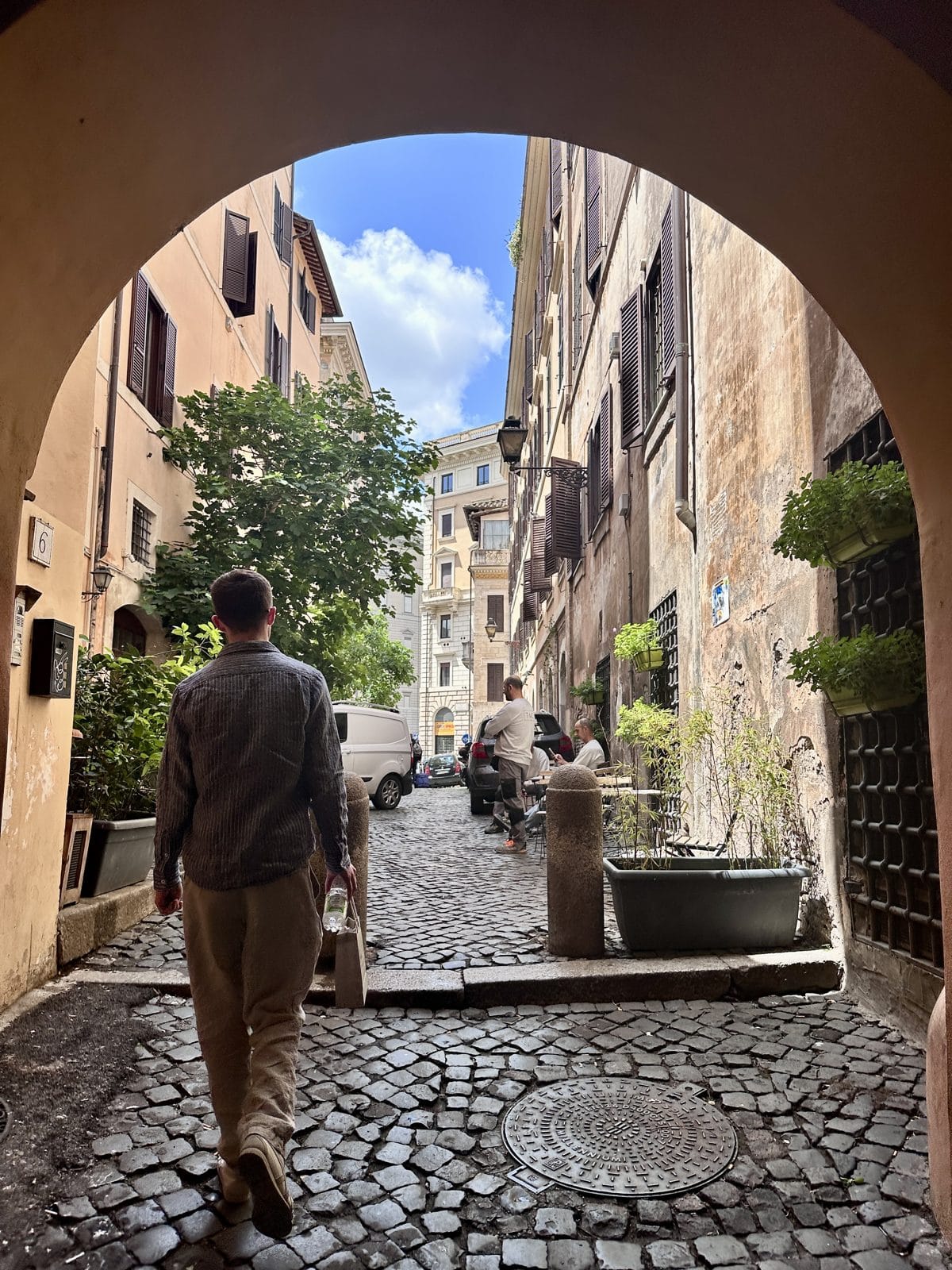 A Roman backstreet.