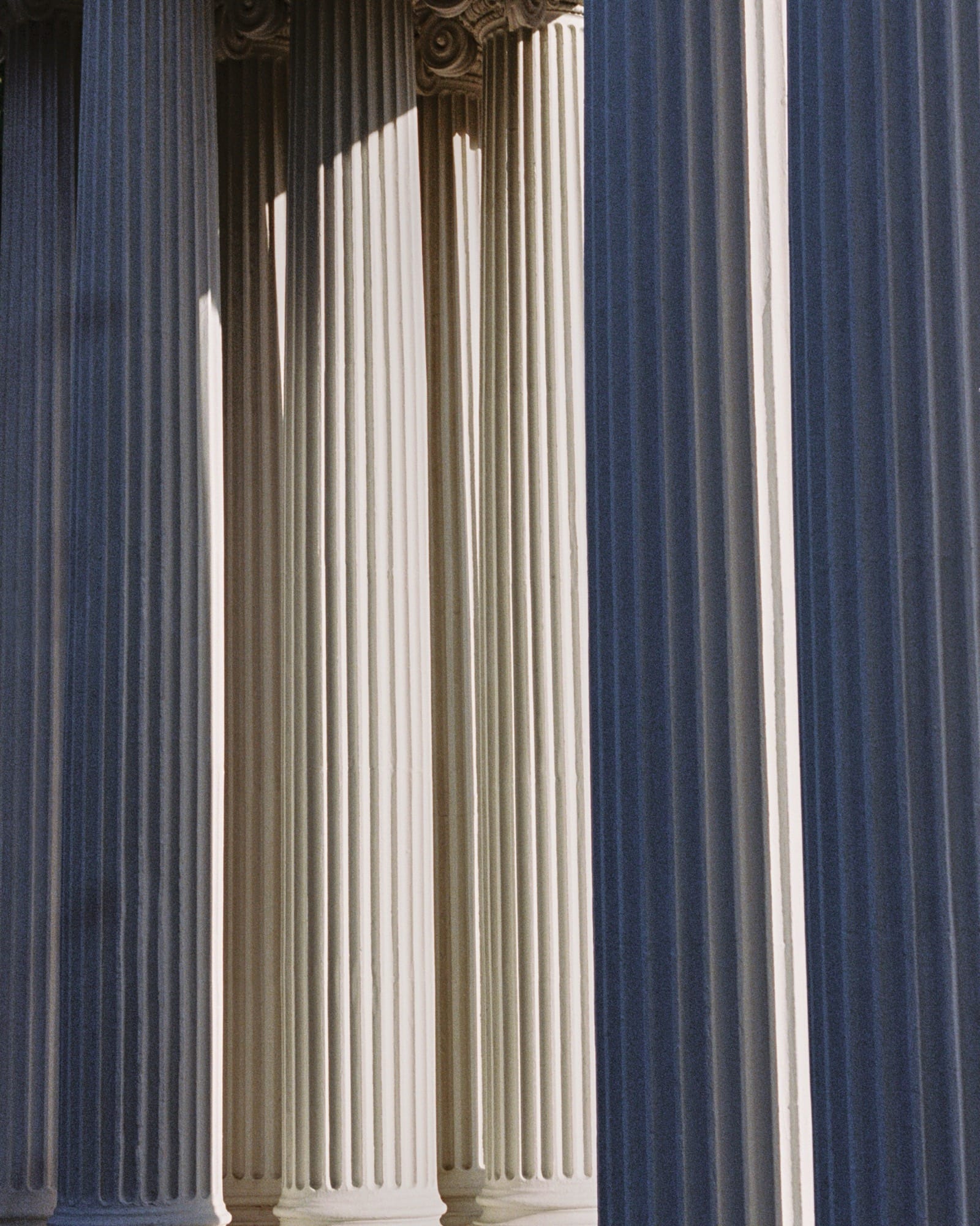 The Mount Nelson grounds — a colonnaded walk under flowering plane trees.