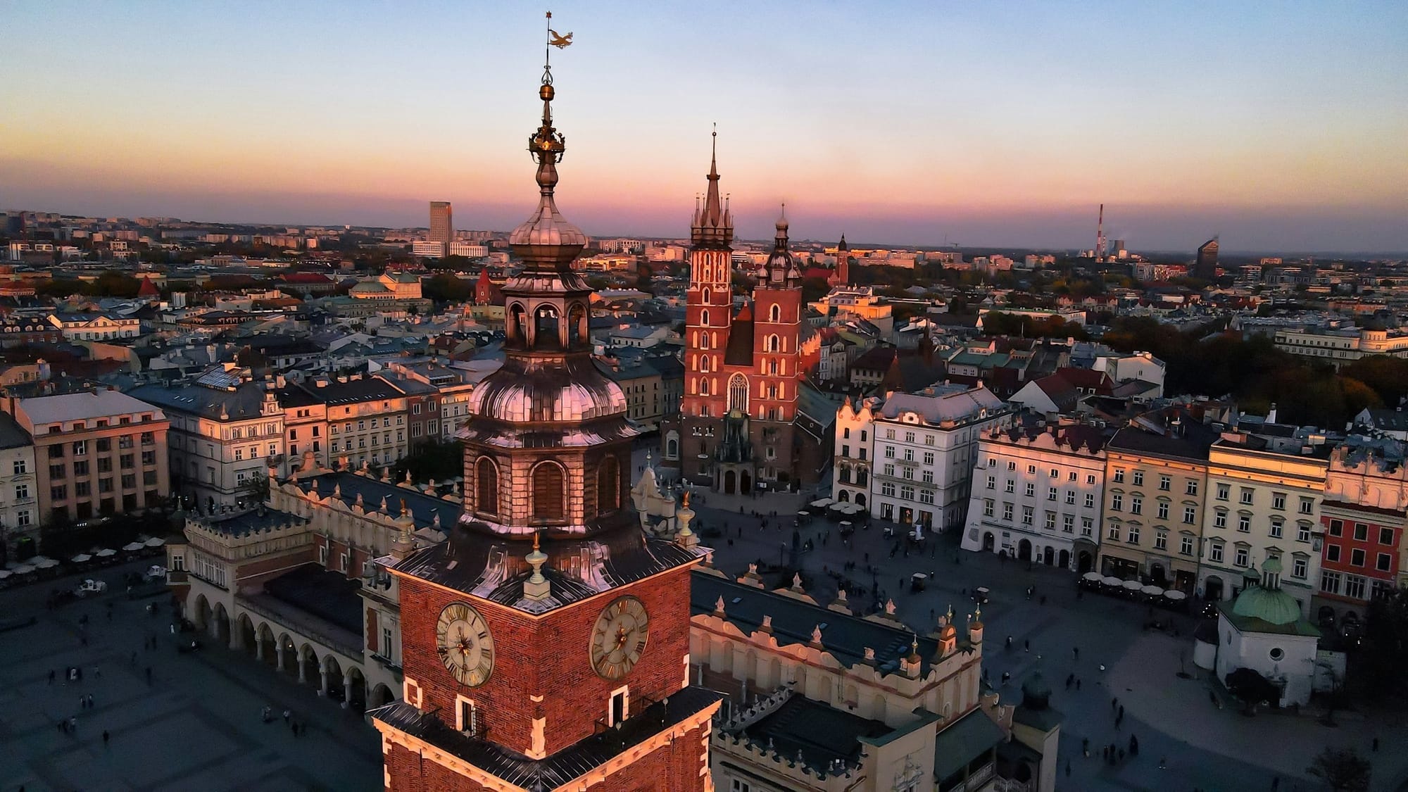 Krakow Market Square and Cloth Hall, Old Town, Poland