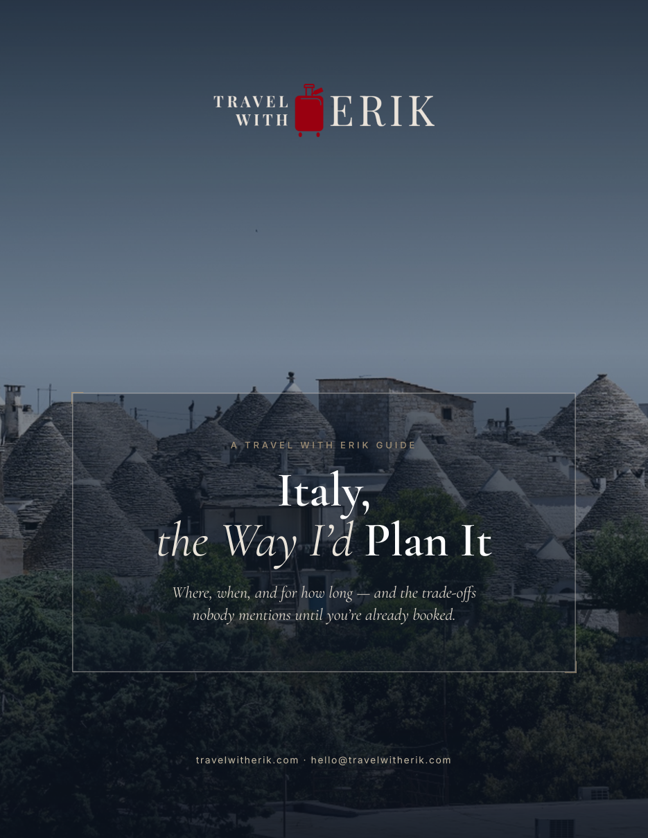 Italy, the Way I'd Plan It