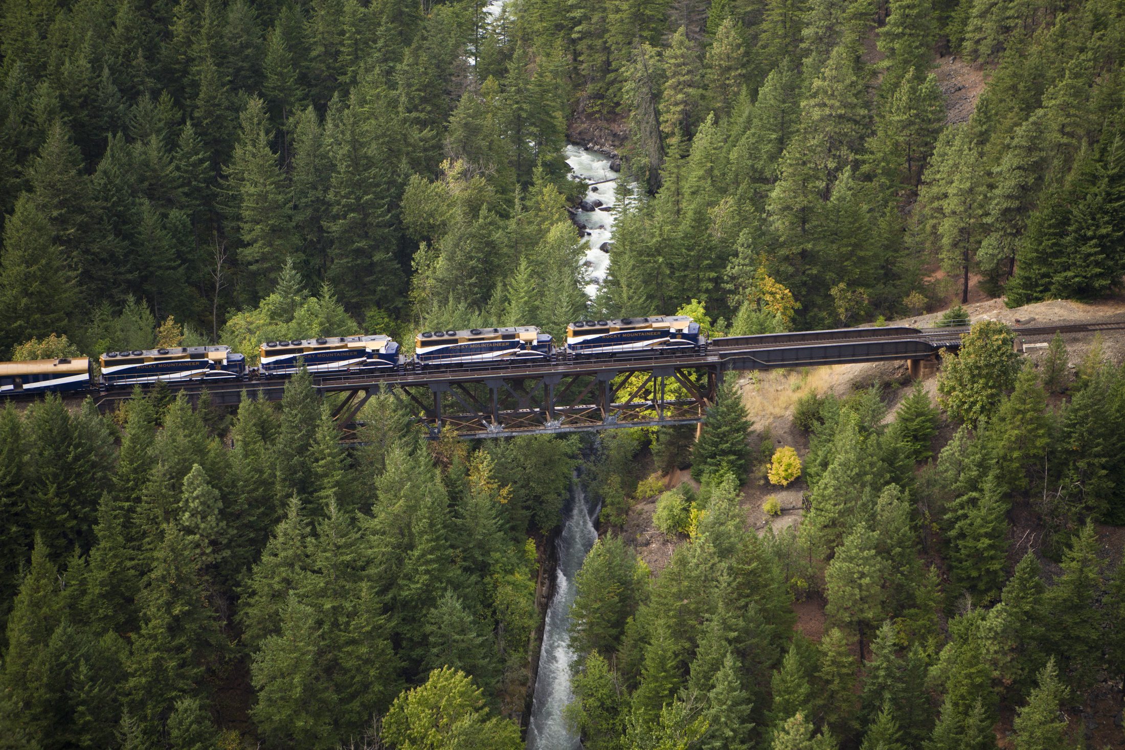 Rocky Mountaineer on the First Passage to the West rail route