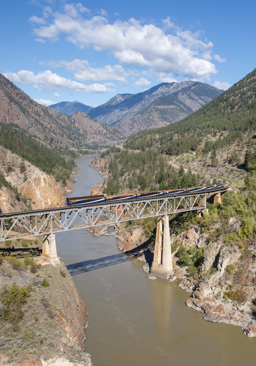 Rocky Mountaineer on the Rainforest to Gold Rush rail route