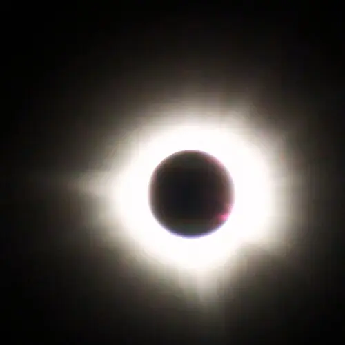 Total solar eclipse, April 2024, photographed from the deck of a Princess ship in the Pacific